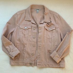 Pink Denim Jacket